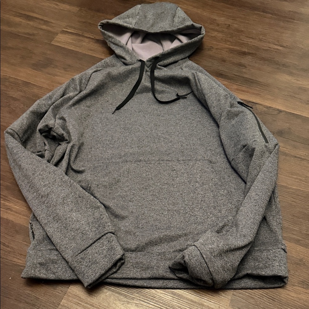 Nike Men's Heather Gray Hoodie